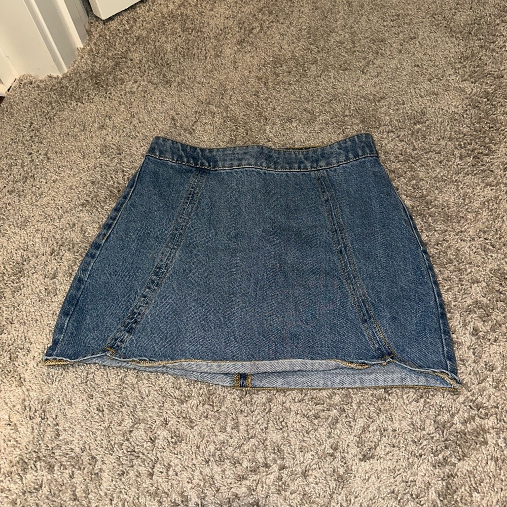 PacSun Blue Denim Mini Skirt